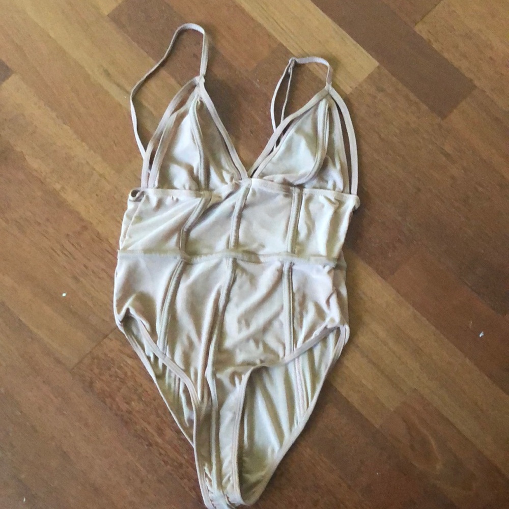 UNWORN Tic Toc mesh bodysuit